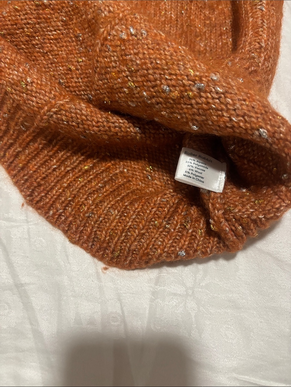 Roller Rabbit Orange Sweater - Picture 7 of 8